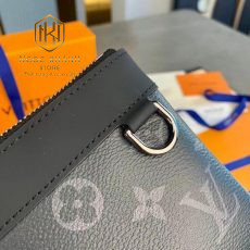 vi nam louis vuitton dang ngang mau den hoa tiet hoa logo 9