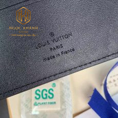 vi nam louis vuitton mau den da nhan hoa tiet logo chim 3