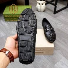 giay luoi gucci nam da van ca sau mau den sieu cap 4
