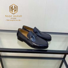 giay luoi hermes nam full den da li mat hoa tiet chu h bong 6