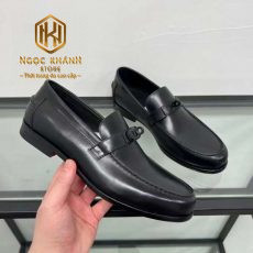 giay luoi hermes nam full den da tron hoa tiet moc khoa cai 8 1