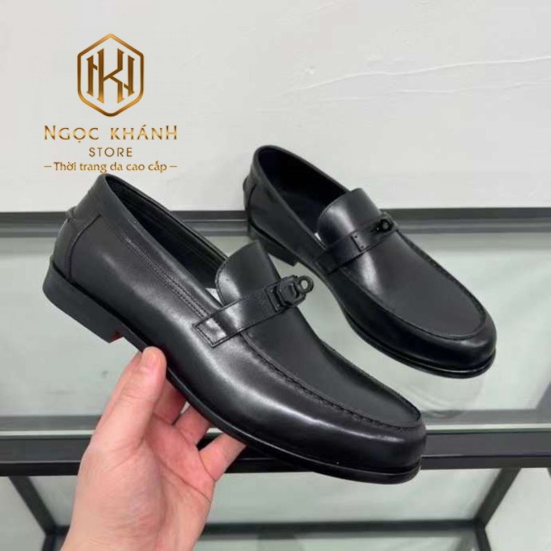 Giày lười Hermes nam