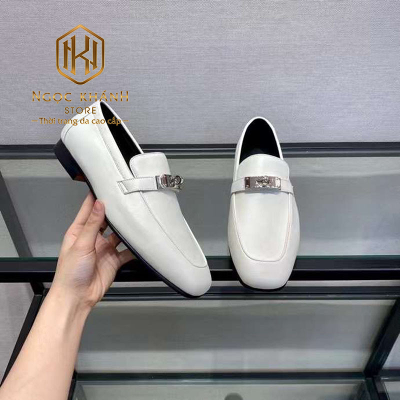 Giày lười Hermes nam
