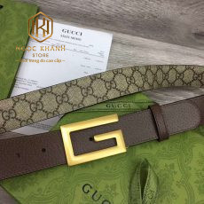 that lung gucci nam mau ghi hoa tiet logo mat khoa chu g vang 6