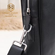 tui xach nam prada mau den da nhan hoa tiet logo quai xach 6