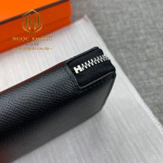 vi hermes nam dang dai mau den hoa tiet logo noi 8