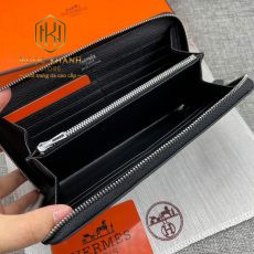 vi hermes nam dang dai mau den hoa tiet logo noi 9