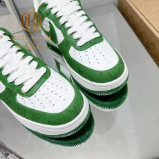 giay nam louis vuitton nike af1 low mau xanh la 3