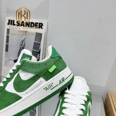 giay nam louis vuitton nike af1 low mau xanh la 4