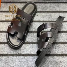 Dep hermes nam mau den da tron quai chu h kieu dan 3