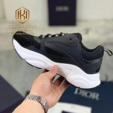 Giay nam Dior cot day mau den hoa tiet soc trang GNDR07 8