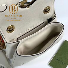 Tui xach nu Gucci Blondie mau trang khoa logo vang day soc do TXNGC10 4