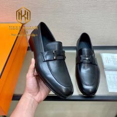 giay luoi hermes de cao full den da li khoa chu h mui nhon 9 1