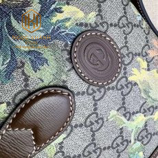 tui xach nu gucci mini shoulder bag mau xam ghi hoa tiet diem hoa 8