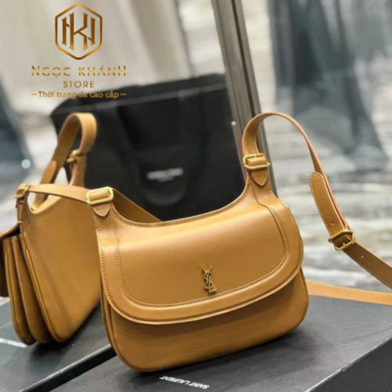 tui xach nu ysl charlie leather mau nau hoa tiet khoa vang 1 500x666 2