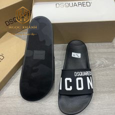 DEP DSQUAREDS NAM MAU DEN HOA TIET CHU TRANG ICON DDS01 3