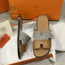 DEP HERMES NAM MAU NAU PHOI LUOI TRANG DA TRON SIEU CAP DNHM52 4