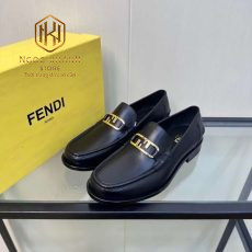 GIAY LUOI FENDI DE CAO MAU DEN DA LI HOA TIET KHOA VANG GLFD01 8