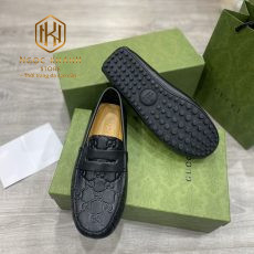 GIAY LUOI GUCCI NAM MAU DEN HOA TIET KHAC LOGO SIEU CAP GLGC39 5