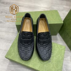 GIAY LUOI GUCCI NAM MAU DEN HOA TIET KHAC LOGO SIEU CAP GLGC39 6