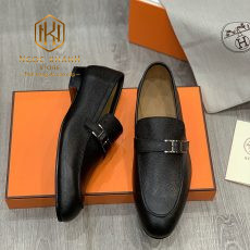 GIAY LUOI HERMES NAM DA NHAM KHOA CAI MAU DEN GLHM38 5