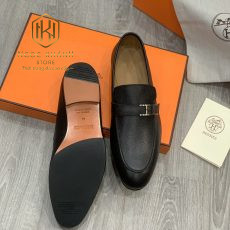 GIAY LUOI HERMES NAM DA NHAM KHOA CAI MAU DEN GLHM38 8