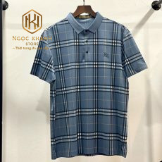 AO PHONG BURBERRY HOA TIET KE XANH DUONG LOGO NGUA APBB04 3