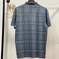 AO PHONG BURBERRY HOA TIET KE XANH DUONG LOGO NGUA APBB04 4