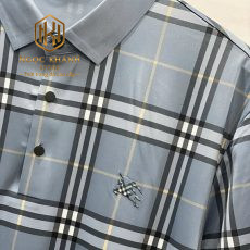 AO PHONG BURBERRY HOA TIET KE XANH DUONG LOGO NGUA APBB04 5