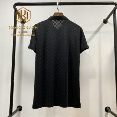 AO PHONG NAM LOUIS VUITTON HOA TIET CARO CHIM LOGO HOA TRUOC NGUC APLV01 6