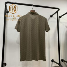 AO PHONG NAM LOUIS VUITTON HOA TIET CARO CHIM LOGO HOA TRUOC NGUC APLV01 8