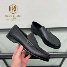 GIAY LUOI HERMES NAM DE CAO MAU DEN DA TAIGA HOA TIET CHU H GLHM15 1