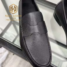 GIAY LUOI HERMES NAM DE CAO MAU DEN DA TAIGA HOA TIET CHU H GLHM15 9