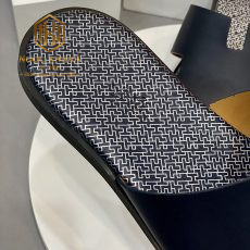 Dép Hermes nam màu xanh than