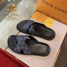 Dép Louis Vuitton nam quai chéo
