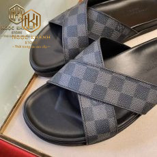 Dép Louis Vuitton nam quai chéo