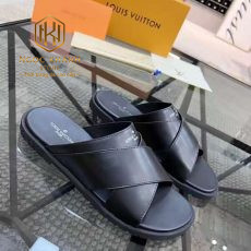 Dép Louis Vuitton nam quai chéo