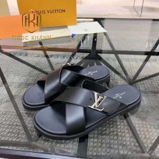 Dép Louis Vuitton nam quai chéo