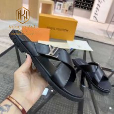 Dép Louis Vuitton nam quai chéo