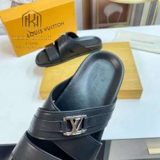 Dép Louis Vuitton nam quai chéo