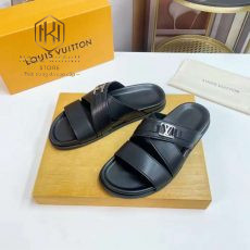 Dép Louis Vuitton nam quai chéo