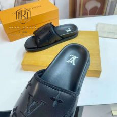 Dép Louis Vuitton nam quai ngang
