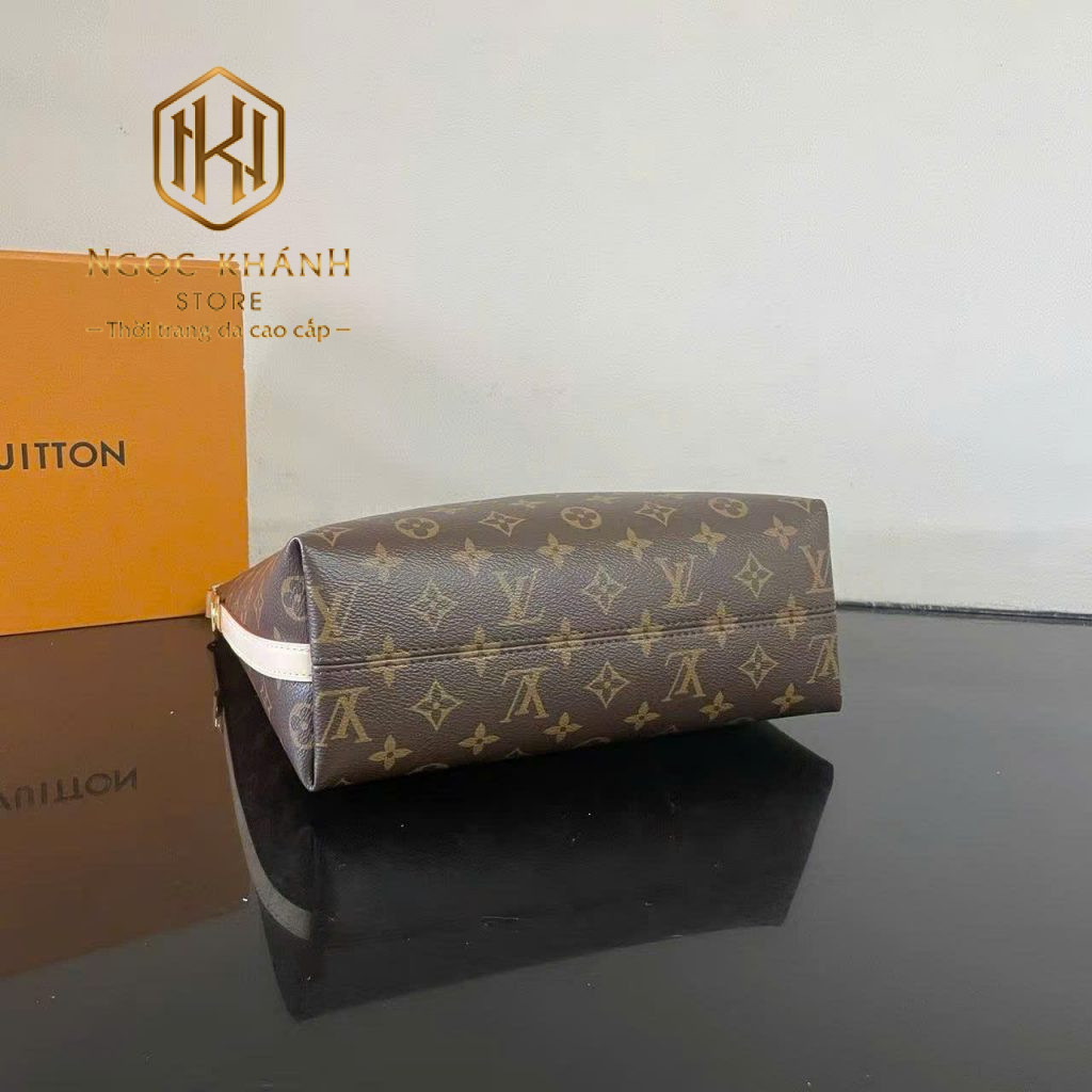 TÚI XÁCH NỮ LOUIS VUITTON MULTIPASS HỌA TIẾT HOA NÂU PHỐI DÂY XÍCH TXNLV39 12 Túi xách nữ Louis Vuitton