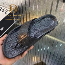 Dép Dior nam xỏ ngón màu đen