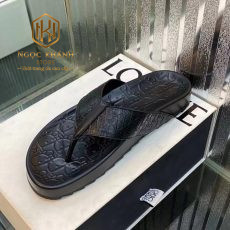 Dép Dior nam xỏ ngón màu đen