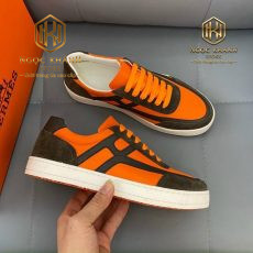 GIAY NAM HERMES COT DAY MAU CAM KE DEN LIKEAUTH GNHM07 5