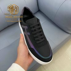 GIAY NAM HERMES COT DAY MAU DEN KE TIM LIKEAUTH GNHM04 6