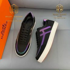 GIAY NAM HERMES COT DAY MAU DEN KE TIM LIKEAUTH GNHM04 7