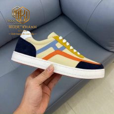 GIAY NAM HERMES COT DAY MAU VANG PHOI DEN KE CAM LIKEAUTH GNHM06 3