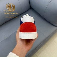 GIAY NAM HERMES COT DAY MAU XANH PHOI DO KE VANG LIKEAUTH GNHM05 7